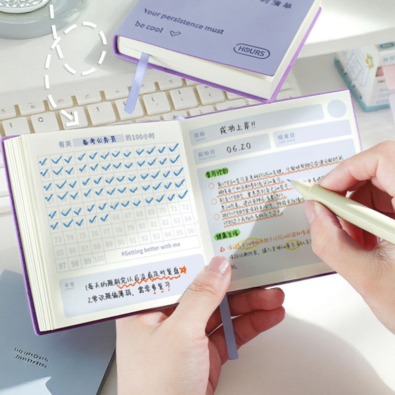 Baby Food List - 10000-Stunden-Lederplaner: Tragbares Notizbuch für Selbstdisziplin, quadratisches
