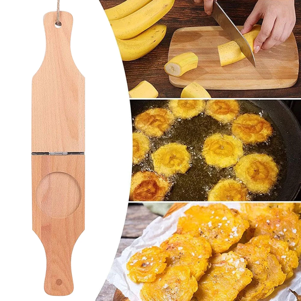 Baby Food Banana - Holz bananen presse mit Griff Ergonomischer