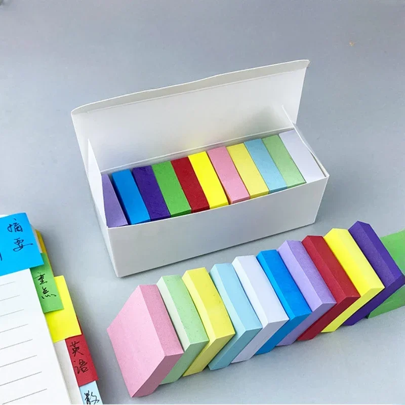 Baby Food List - 11 Stück fluoreszierende farbige Haftnotizen, Post-It-Notizblöcke,