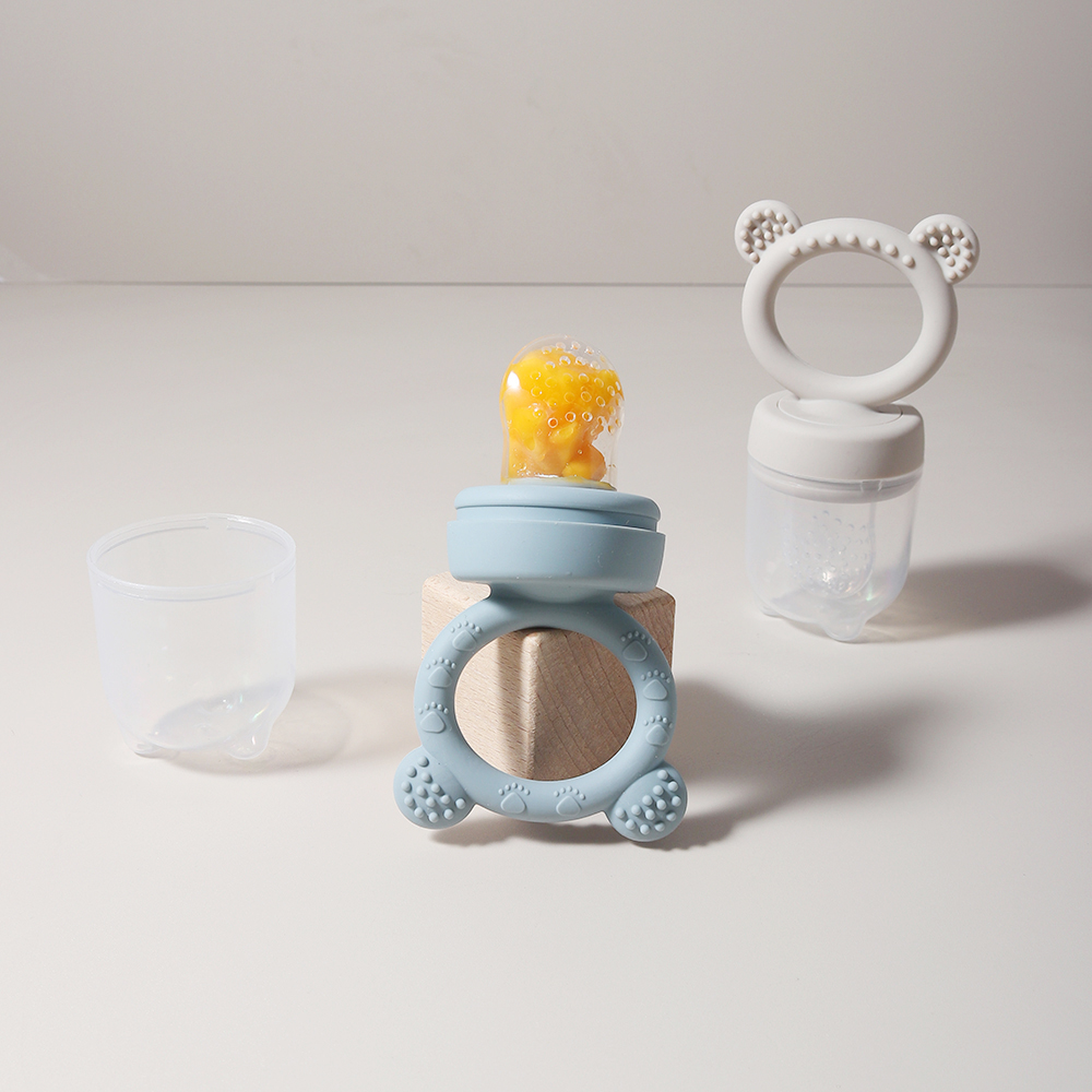 Baby Food Vegetables - Neuer Baby-Silikon-Schnuller in Bärenform, Obstfütterer zum