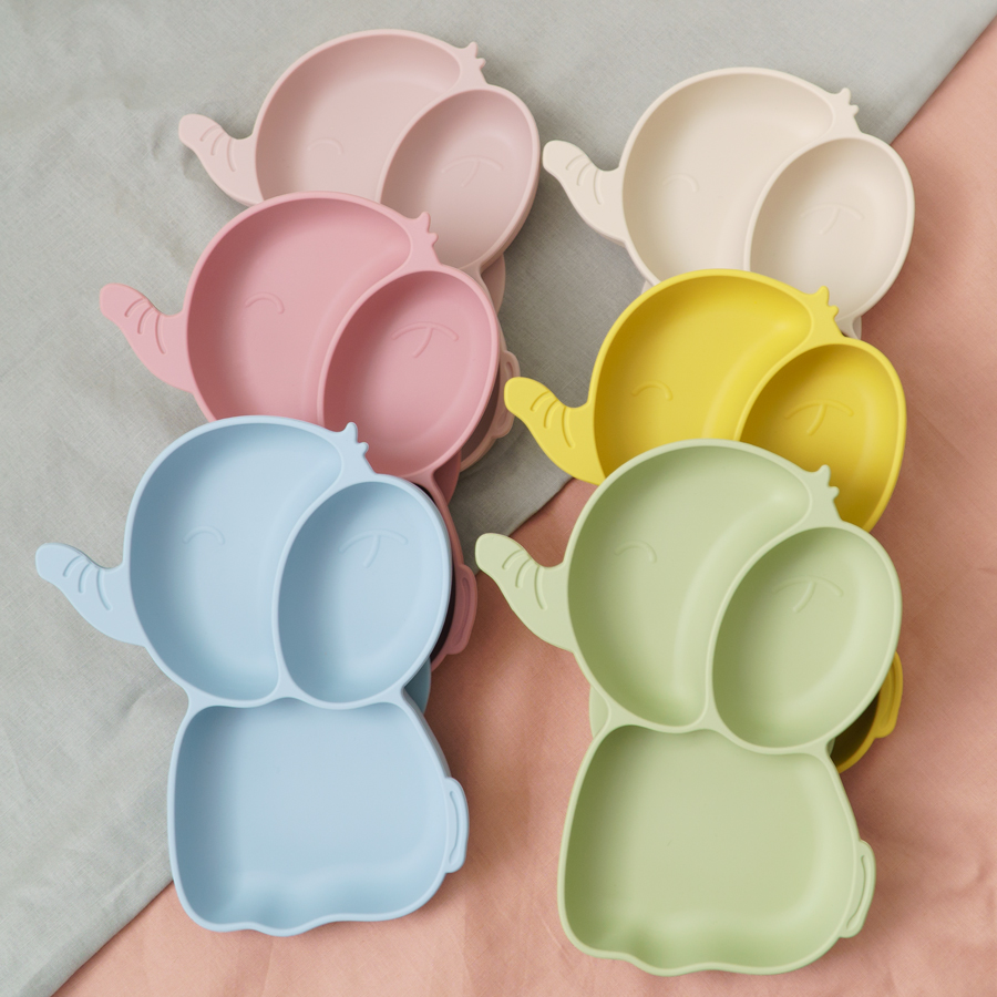 Silicone Suction Bowl - 1PCS Baby Silikon Esszimmer Gerichte Platte