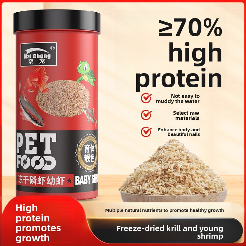 Baby Food High In Protein - Naichong Gefriergetrockneter Antarktischer Krill - Proteinreiches