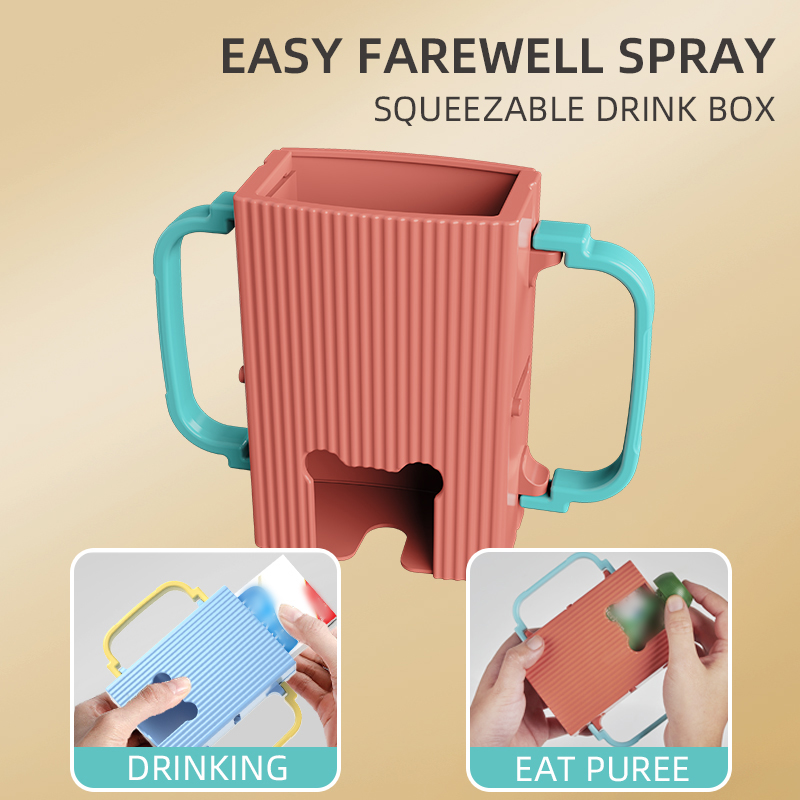 Baby Food Delivery - Verstellbarer Saftbox-Halter für Kleinkinder – Anti-Extrusions-Halterung
