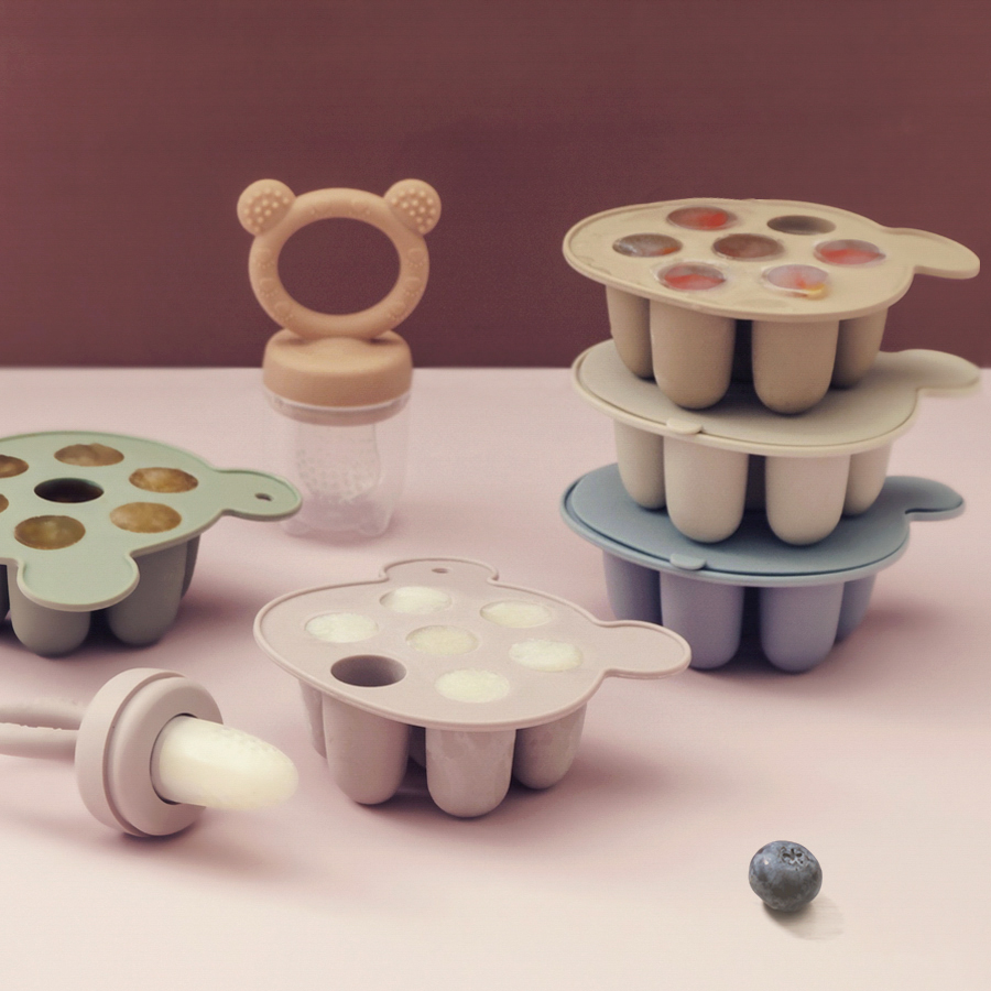 Baby Food Delivery - Baby-Eiscremeform aus Silikon, Eiscreme-Hersteller, Eisformen, Baby-Frucht-Fütterungsschnuller,