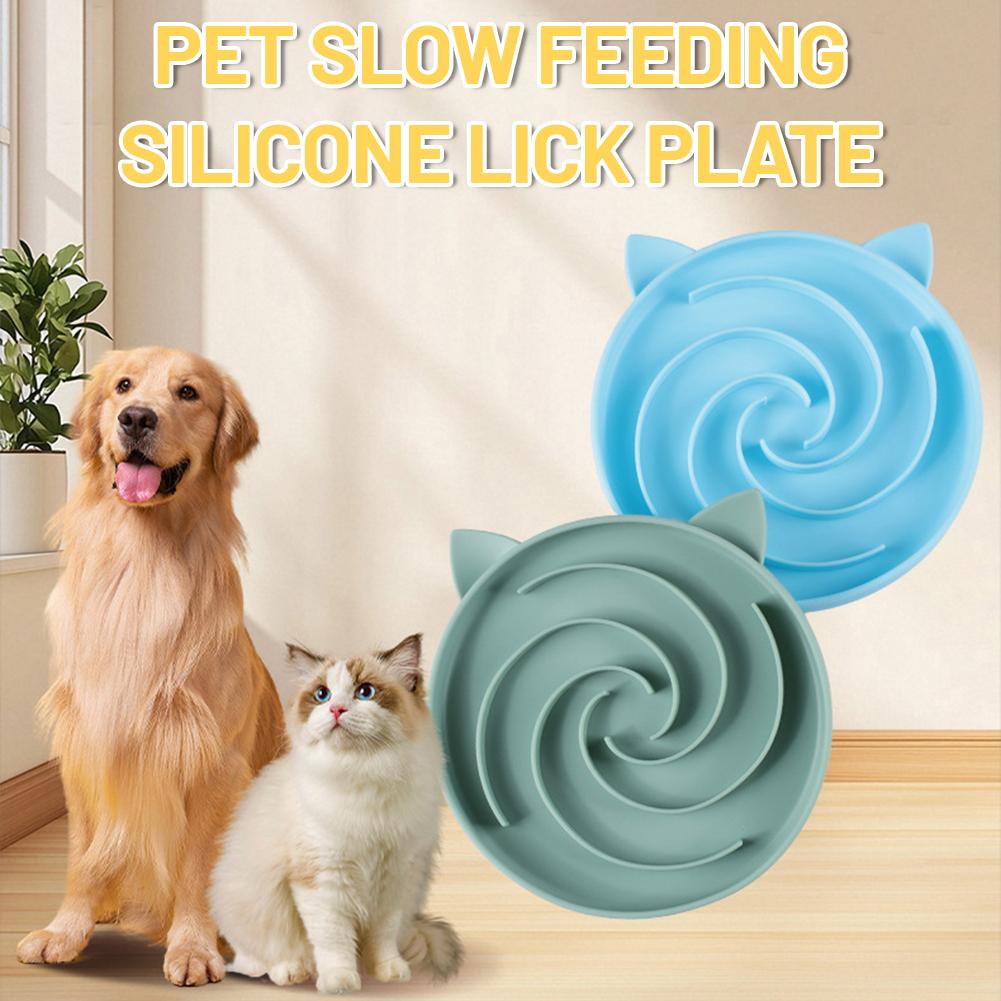Silicone Suction Bowl - Niedlicher Slow-Feeder-Napf für Haustiere, verhindert Erbrechen