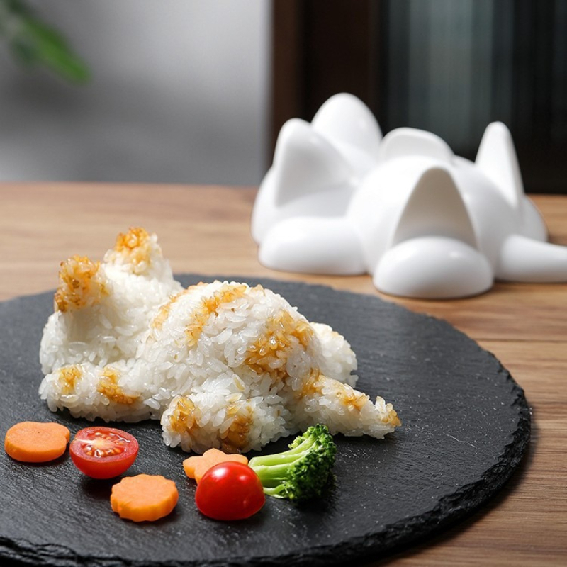 Baby Food Homemade - Lebensmittelechte Niedliche Tier-Reisballform Katzenform Sushi-Maker für