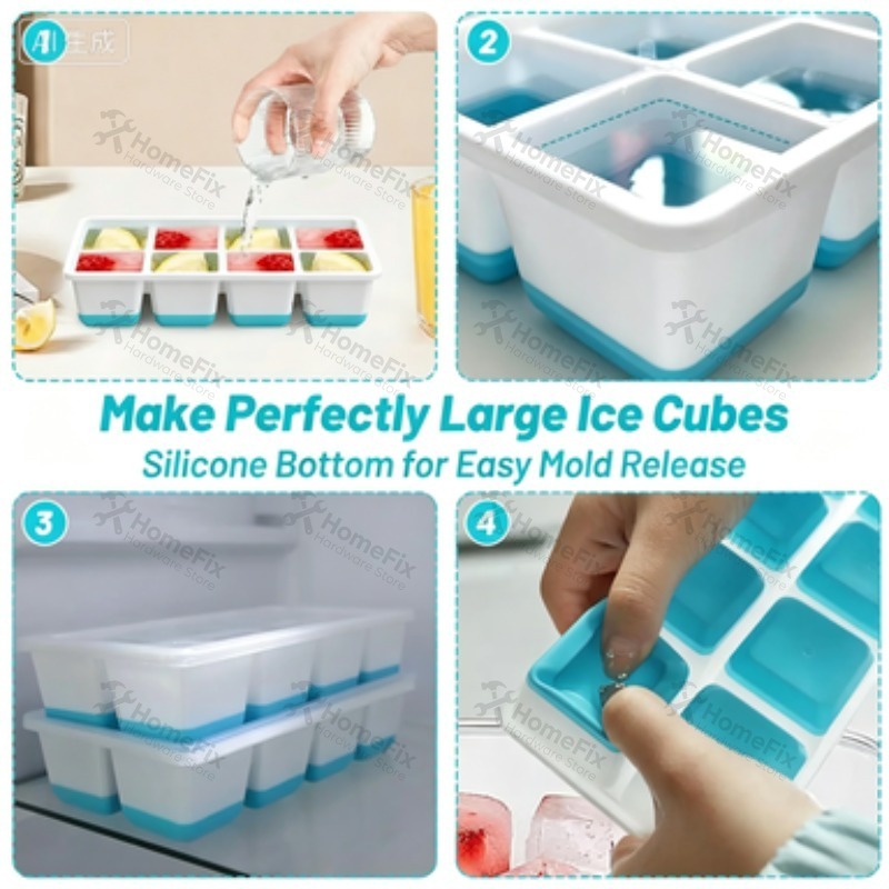 Neue 8-Fach-Eiswürfelform, Eis – Baby Food Homemade Bewertung und Preis