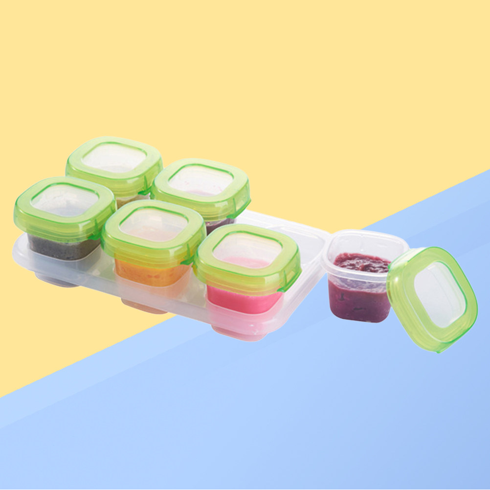 6-teiliges tragbares Frischhal – Baby Food Freezer Tray Bewertung und Preis
