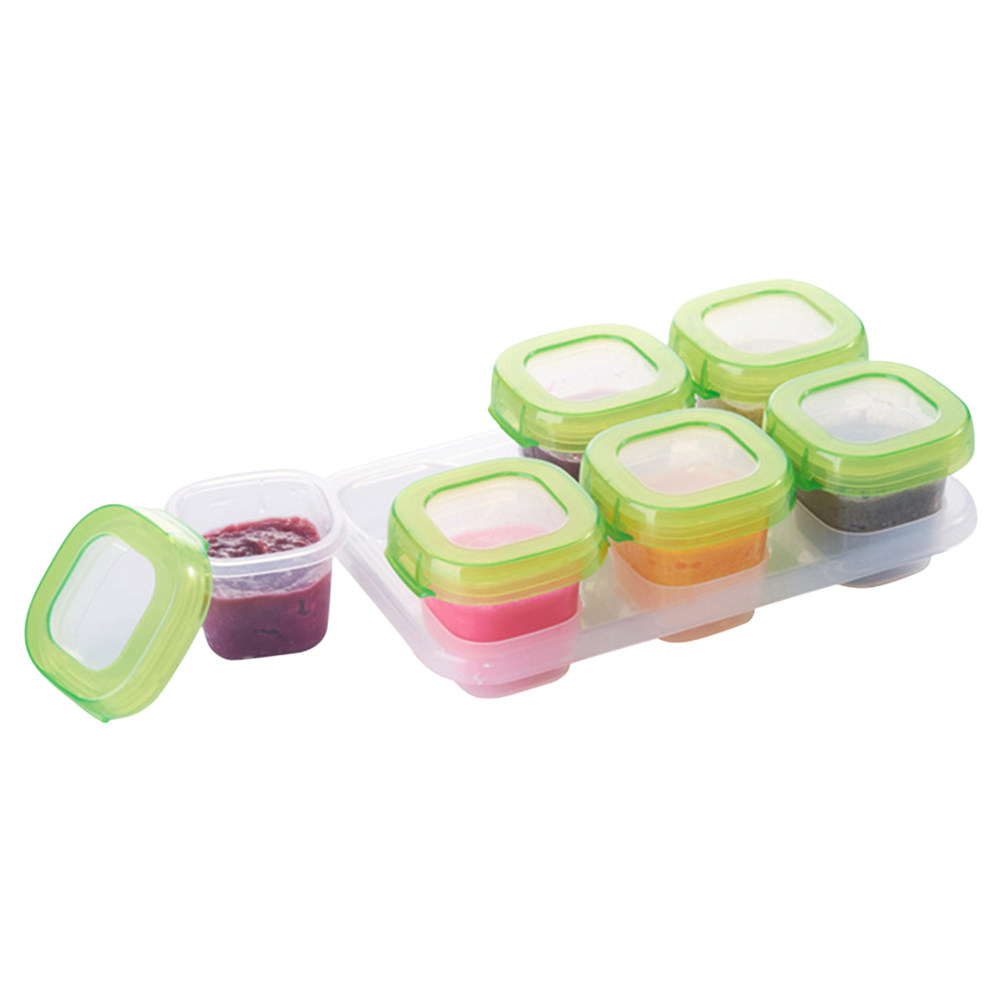 6-teiliges tragbares Frischhal – Baby Food Freezer Tray Bewertung und Preis