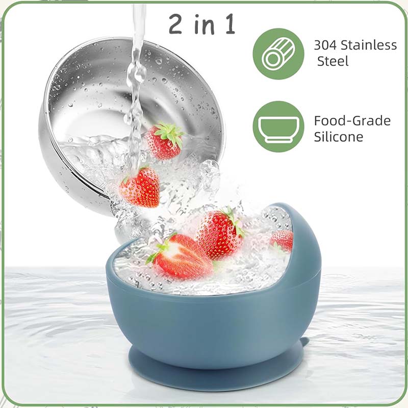 3 Teile/satz Baby Fütterung Sc – Silicone Suction Bowl Bewertung und Preis