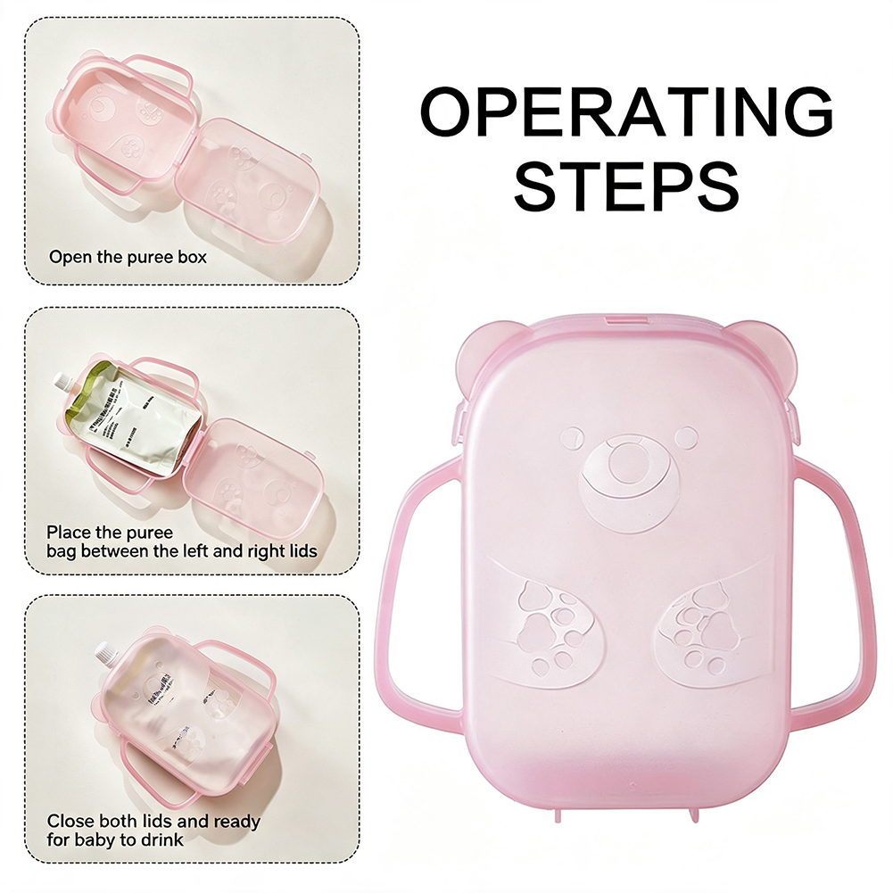 Squeeze Proof Beutel Halter Le – Baby Food Delivery Bewertung und Preis