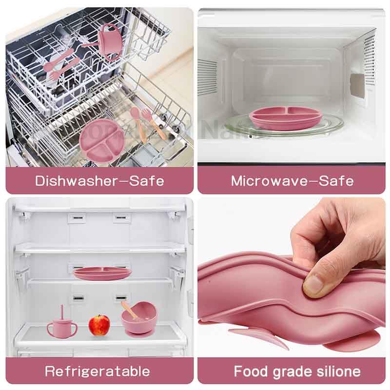 6Pcs Baby Fütterung Set Kosten – Silicone Suction Bowl Bewertung und Preis