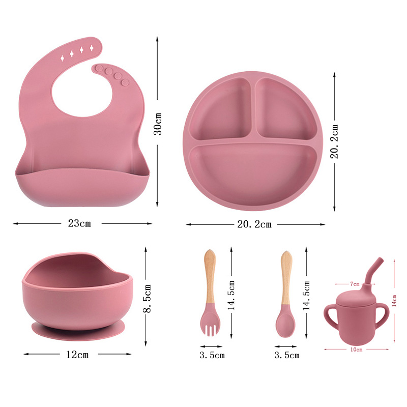 Kinder-Silikon-Geschirr-Set fü – Silicone Suction Bowl Bewertung und Preis