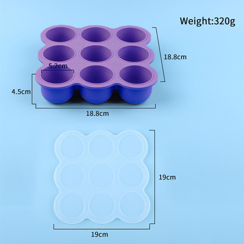 Baby-Nahrung Silikonbehälter 9 – Baby Food Freezer Tray Bewertung und Preis