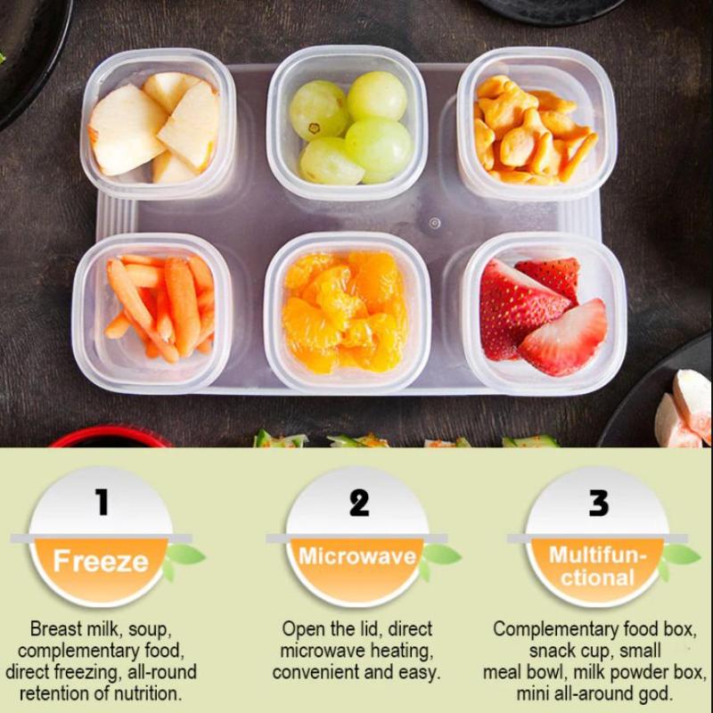 4/6 Stück Baby-Nahrung-Gefrier – Baby Food Freezer Tray Bewertung und Preis