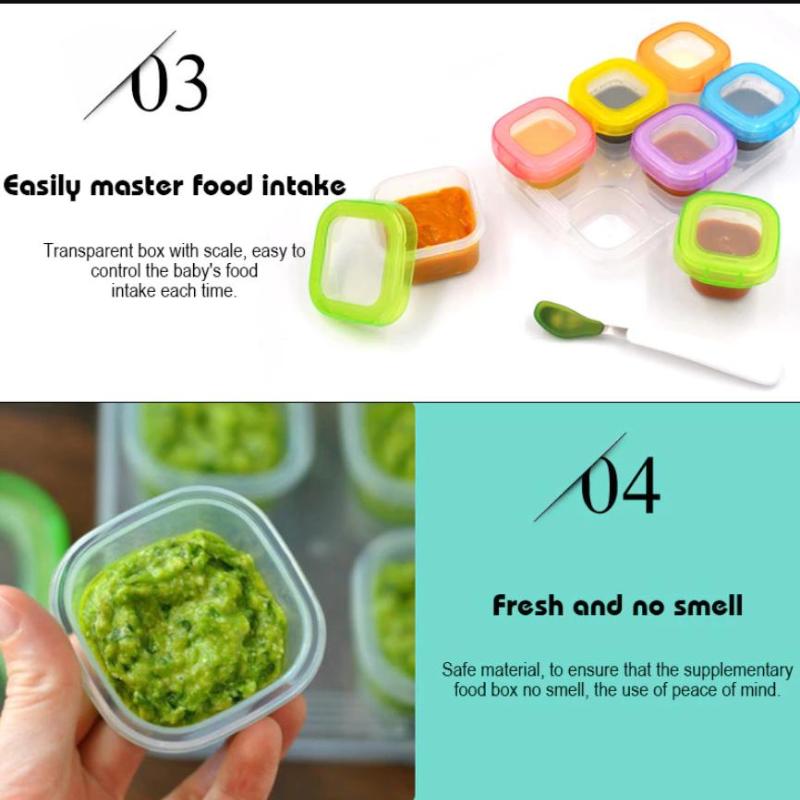 4/6 Stück Baby-Nahrung-Gefrier – Baby Food Freezer Tray Bewertung und Preis