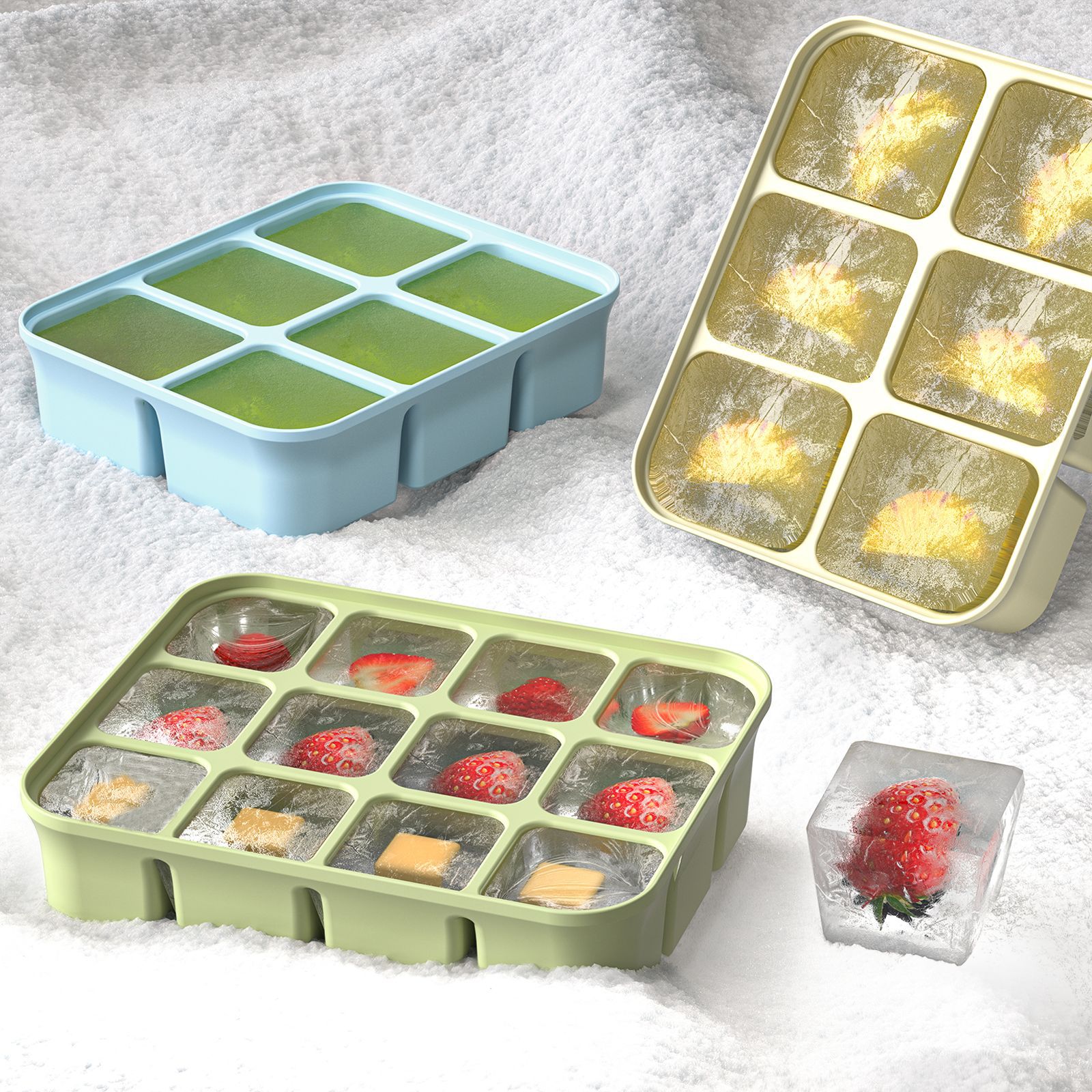 3-teilige Silikon-Gefrierform  – Baby Food Homemade Bewertung und Preis
