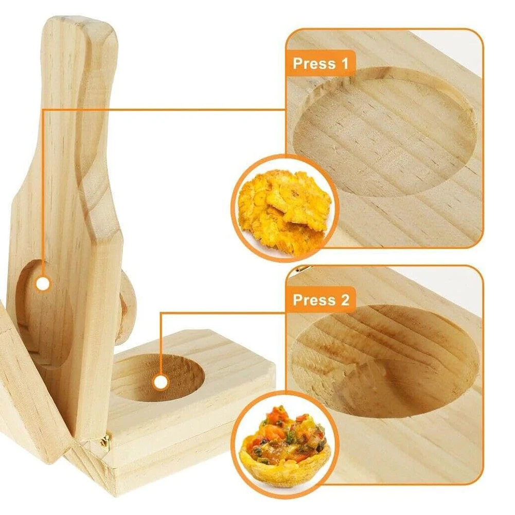 Holz bananen presse mit Griff  – Baby Food Banana Bewertung und Preis