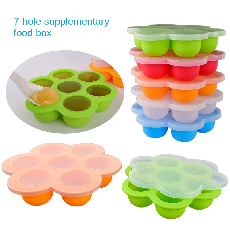 7-Loch Wiederverwendbare Silik – Baby Food Freezer Tray Bewertung und Preis