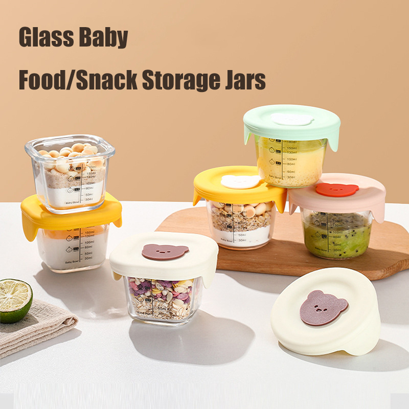 180 ml Glas-Vorratsdosen für B – Baby Food Delivery Bewertung und Preis